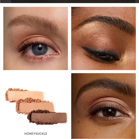 🌸New Jane Iredale PurePressed Eyeshadow Trio Honeysuckle - Picture 3 of 11